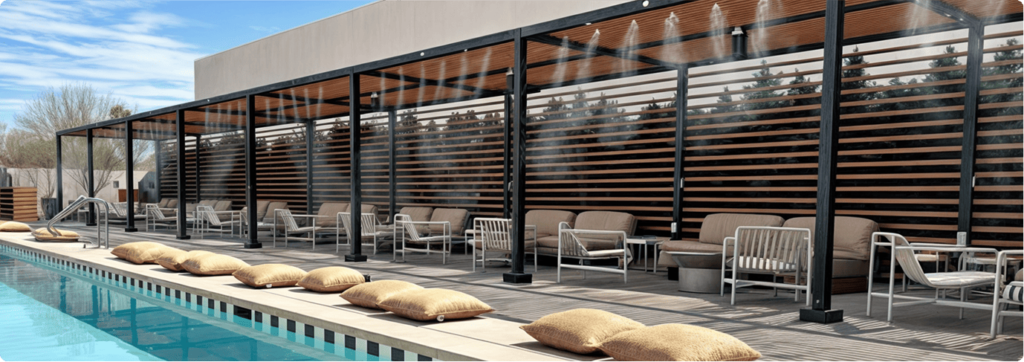 image- Cabana Coolture – Outdoor Misting Cooling Celling Fans and Systems
