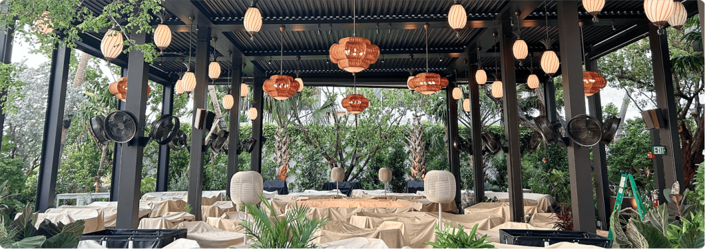 image- Hospitality and Hotel Misting Cooling Fans