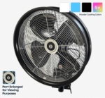 Image-18″ Coastal Windchaser Stainless Steel Fan