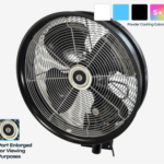 Image-18″ Coastal Windchaser Stainless Steel Fan