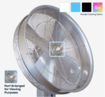 Image- 24″ Coastal Windchaser Stainless Steel Fan