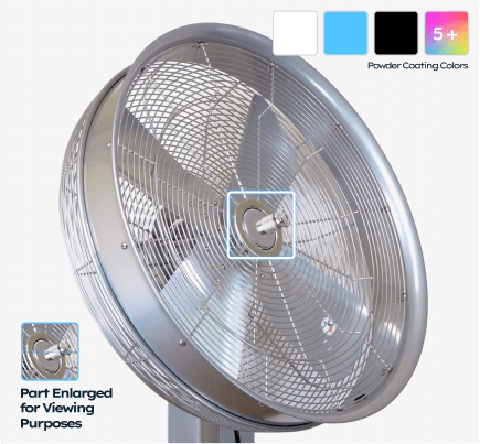 Image- 24″ Coastal Windchaser Stainless Steel Fan